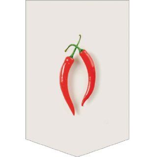 Paprika, 30 cm x 45 cm, halbtransparent Küche & Haushalt
