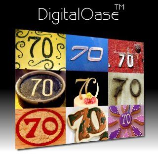 DigitalOase Lifestyle Deluxe 1 Glückwunschkarte 70 (Klappkarte