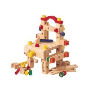 Plan Toys 39940900   Werkbank (55 Teile) Spielzeug