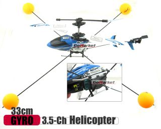33cm GYRO Metal 3 Channel 3ch RC Helicopter R102 + Kit
