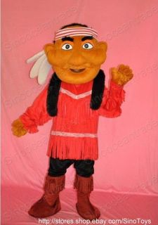 Native American Indian Mascot Costume Fancy Dress