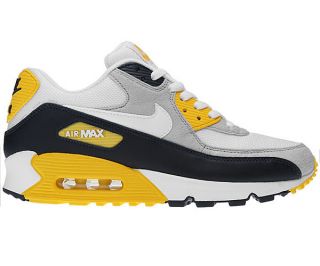 Größe Wählen] NIKE AIR MAX 90 Weiß Gelb Sneaker NEU Schuhe