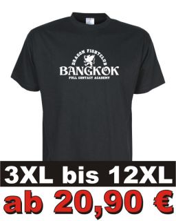 Bangkok dragon fightclub, Fun T Shirt, Übergrössen, 3XL   12XL
