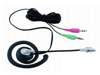 Kopfhoerer Headset Videotelefonie VOIP Kabel Ein Ohr Headset