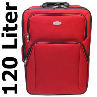 Trolley Reisekoffer XXL 120 Liter 409 Nylon Koffer Schloss Suitcase