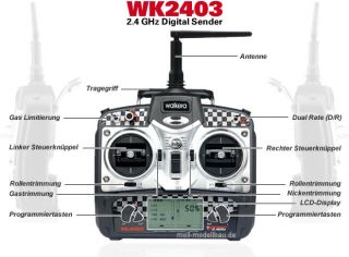 Walkera 120D01 Flybarless Indoor & Outdoor Helikopter (4 Kanal) mit