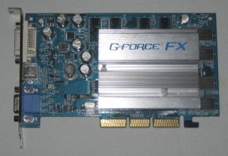 Albatron nVidia GeForce FX5200EP 128 MB AGP4/8x DVI Video OUT passiv