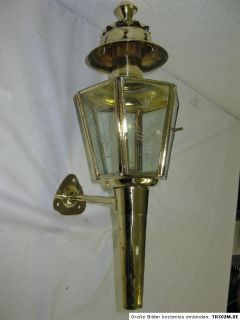 Kutscherlampe Messing Öllampe Petroleumlampe 40cm