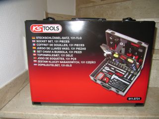 KS Tools Werkzeugsortiment im Koffer 131 tlg. 911.0731 Werkzeugkoffer