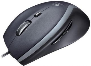 Logitech Corded Mouse M500 Maus Laser USB 6 Tasten Ergonomisch