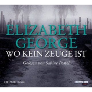 Wo kein Zeuge ist (8 CDs) Elizabeth George, Sabine Postel