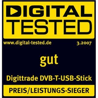 Digittrade DVB T Stick USB 2.0 & 1.1 TV Karte extern 