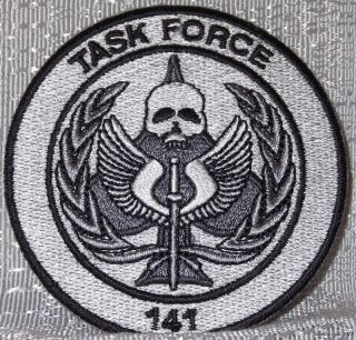 of Duty Modern Warfare Task Force 141 Logo Embroidered PATCH