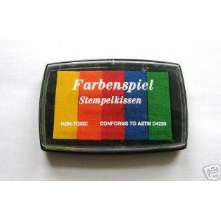 Stempelkissen Regenbogen bunt Farbe ungiftig Spielzeug