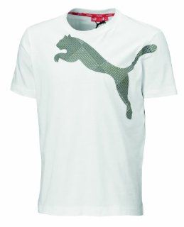 PUMA Herren T Shirt Large Logo Cat Graphic Tee: Sport