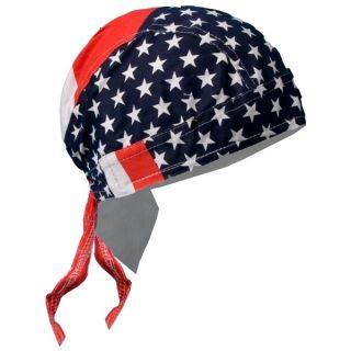 Biker Chopper Kopftuch Bandana Headwrap Amerika Flagge USA Fahne