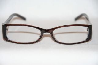 Edel verzierte Strass Nerd Brille schwarz o. braun schmale Modebrille