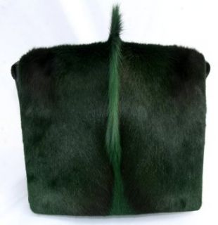 Beadbags Messenger   Tasche / Handtasche aus Springbockfell in grün
