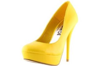 Damen High Heel mit Stiletto in Gelb: Schuhe & Handtaschen