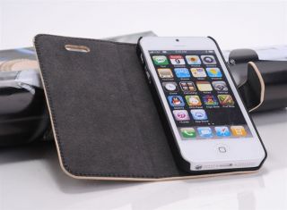 Mit dieser Leopard Design Leder Tasche geben Sie Ihrem iPhone 5 einen