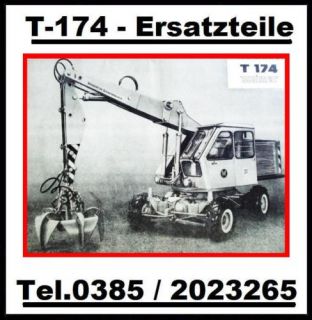 T174 T 174 Bagger Ersatzteile Ersatzteilkatalog Katalog