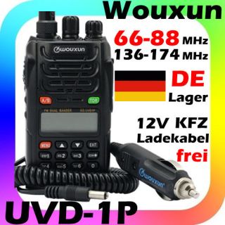 Handfunkgerät 4M/2M Wouxun KG UVD1P 66 88/136 174MHz CTCSS/DCS DTMF