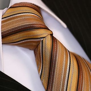 KRAWATTE TUCH KNÖPFE Corbata Cravatta Dassen Cravate 173 braun