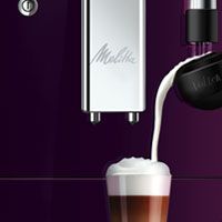 Melitta E 955 102 Kaffeevollautomat Caffeo lattea rot / schwarz