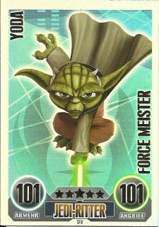 Star Wars Force Attax Serie 1 Nr. 174 Force Meister Yoda   unbespielt