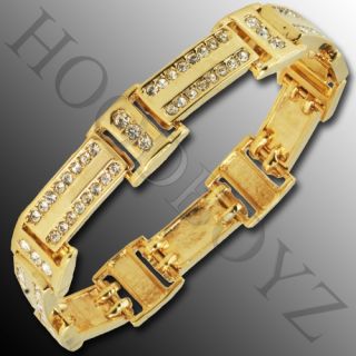 New York Style HIP HOP Armband Gold(34951)