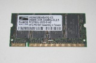 Laptop DDR RAM 512MB CL2.5 400MHz RDSC3208 50AB