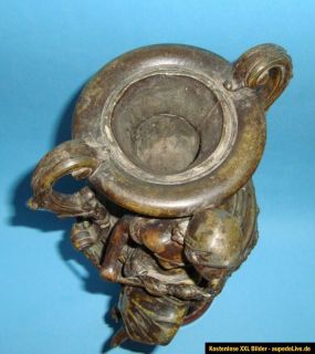 Antike Bronze Vase Amphore L & F. Moreau / Paris Frankreich um 1900