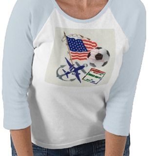World Cup Soccer Brazil 2014 US flag USA futbol Shirts