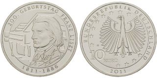 alle 10 Euro   Gedenkmünzen/Sondermünzen von 2002 bis 2012 (61