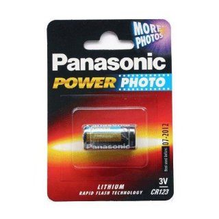 1x10 Panasonic Photo CR 123 A Elektronik
