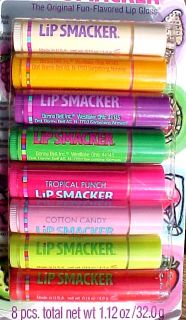 Ich habe auch eine grosse Auswahl an einzelnen Lip Smackers und Kool