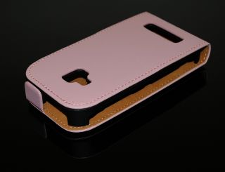 Nokia Lumia 610 N610 Ledertasche Tasche Cover Case Hülle Flip Etui