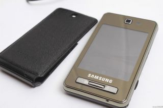 Samsung SGH F480i   Eissilber (Ohne Simlock) Handy Smartphone
