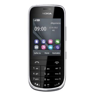 Nokia Asha 203 Handy Touch and Type 6,10 cm (2,4 Zoll) TFT 2 MP Kamera