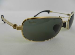 RAY BAN ORBS RECTANGLE MATTE GOLD W2738 SUNGLASSES