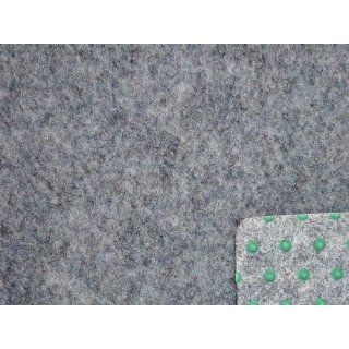 Premium Kunstrasen Rasenteppich grau 10 mm mit Noppen 400 cm breit