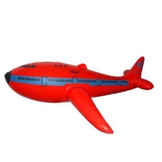 Aufblasbare Flugzeug Pan Am rot 55cm [Spielzeug] Spielzeug