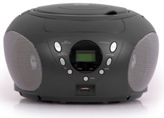 NEU Kinder Boombox CD Player Radio Musikanlage USB MP3 AUX Denver