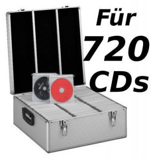 CD Koffer Alukoffer 720 DVD Case Alu Box Archivierung