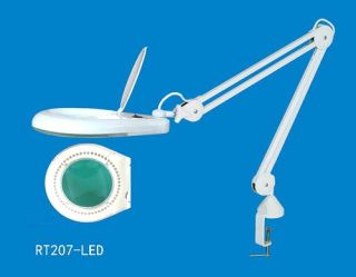 Kaltlicht Lupenleuchte Lupenlampe 125mm 12 Dioptrien 8W RT 207