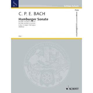 Hamburger Sonate G Dur Wq 133. Flöte und Basso continuo (Cembalo