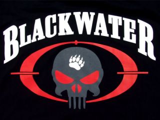NEU BLACKWATER Skull Navy Seal T Shirt MEN , Size L