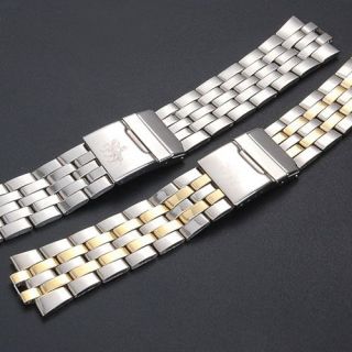 Silber/Silber & golden Edelstahl Uhren Armband Uhrenarmband Uhren