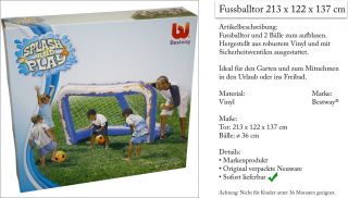Fußballtor 213 x 122 cm   mit Ball   Kinder Fussballtor   Fussball