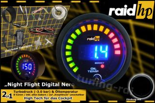 Produktbeschreibungen raid hp Night Flight Digital NERO